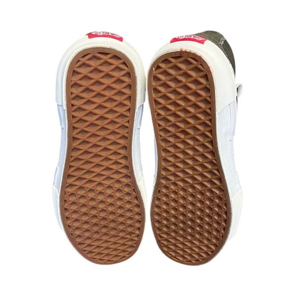 Womens Vans Old Skool Reconstructed Suede Skate Shoes Size 6.5 Green - Picture 4 of 6